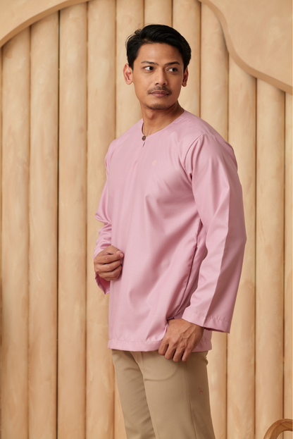 Kurta Tamadun Relaxed Fit - Blush Pink