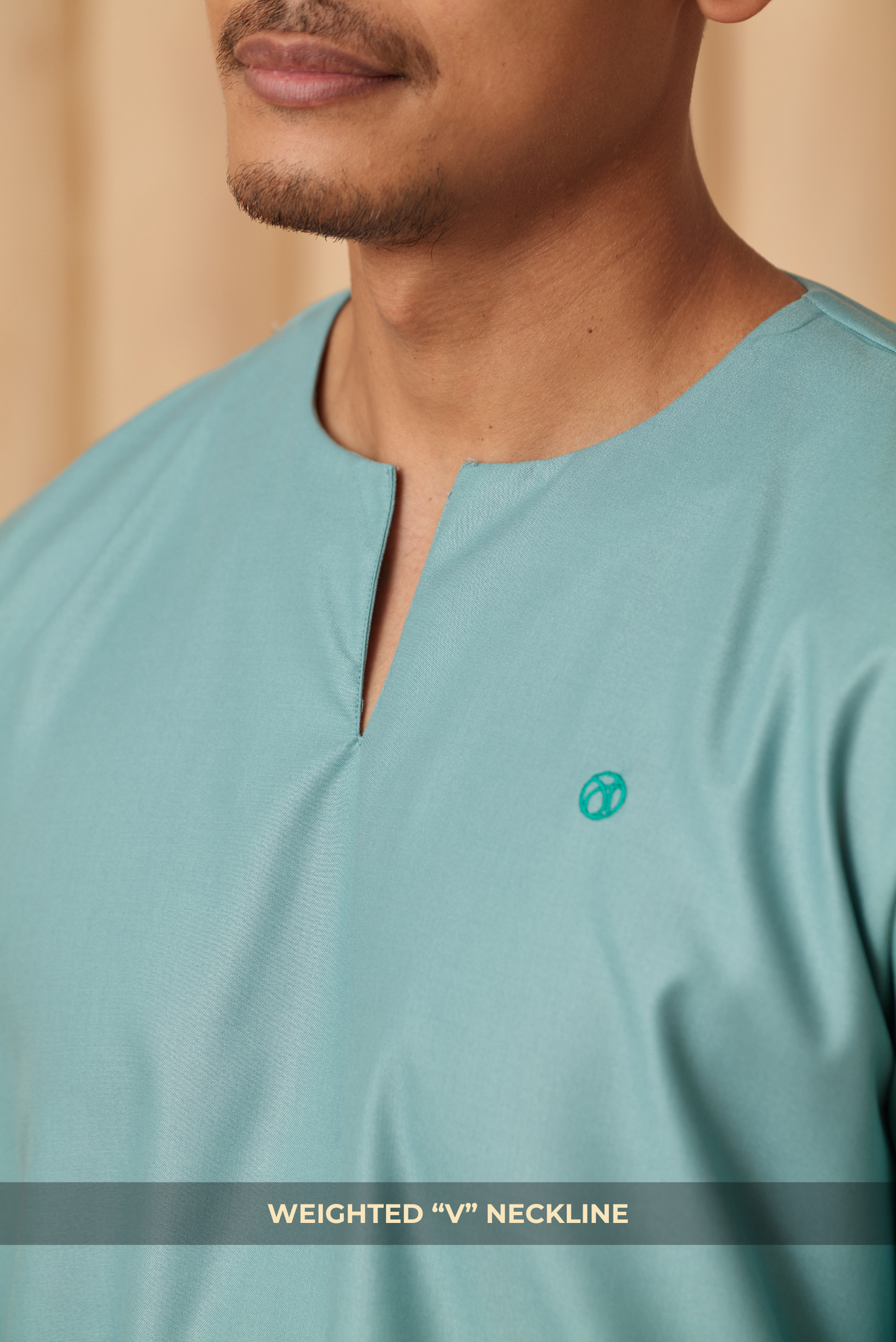 Kurta Belantara Relaxed Fit - Aqua Blue