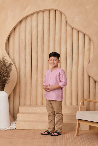 Kurta Nusantara KIDS - Blush Pink