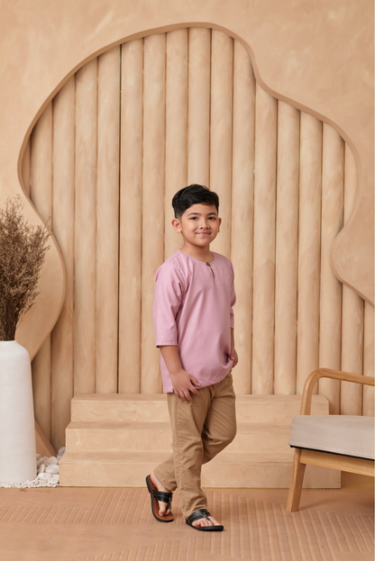 Kurta Nusantara KIDS - Blush Pink