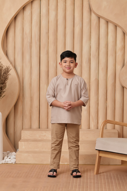 Kurta Nusantara KIDS - Sand Brown