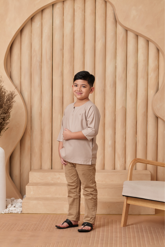 Kurta Nusantara KIDS - Sand Brown