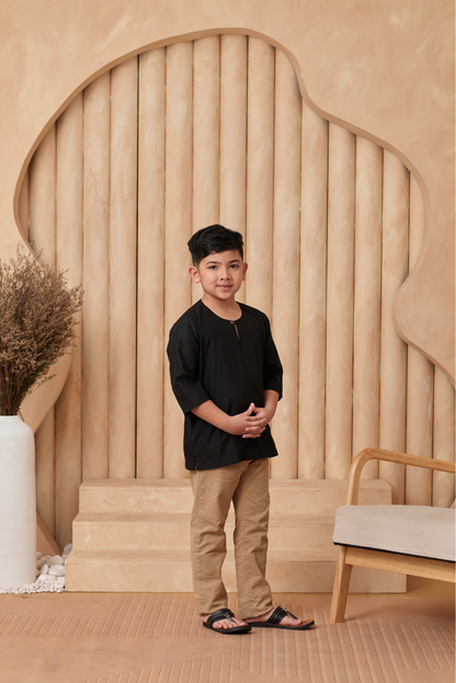 Kurta Nusantara KIDS - Black