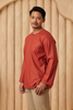 Kurta Tamadun Relaxed Fit - Brick Orange