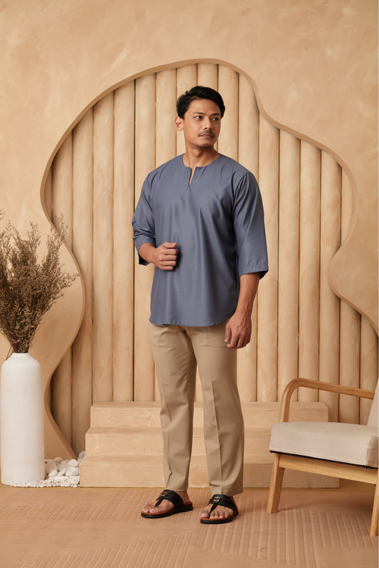 Kurta Belantara Relaxed Fit - Slate Grey