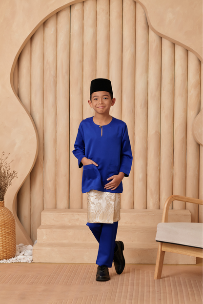 Baju Melayu KIDS Teluk Belanga - Royal Blue