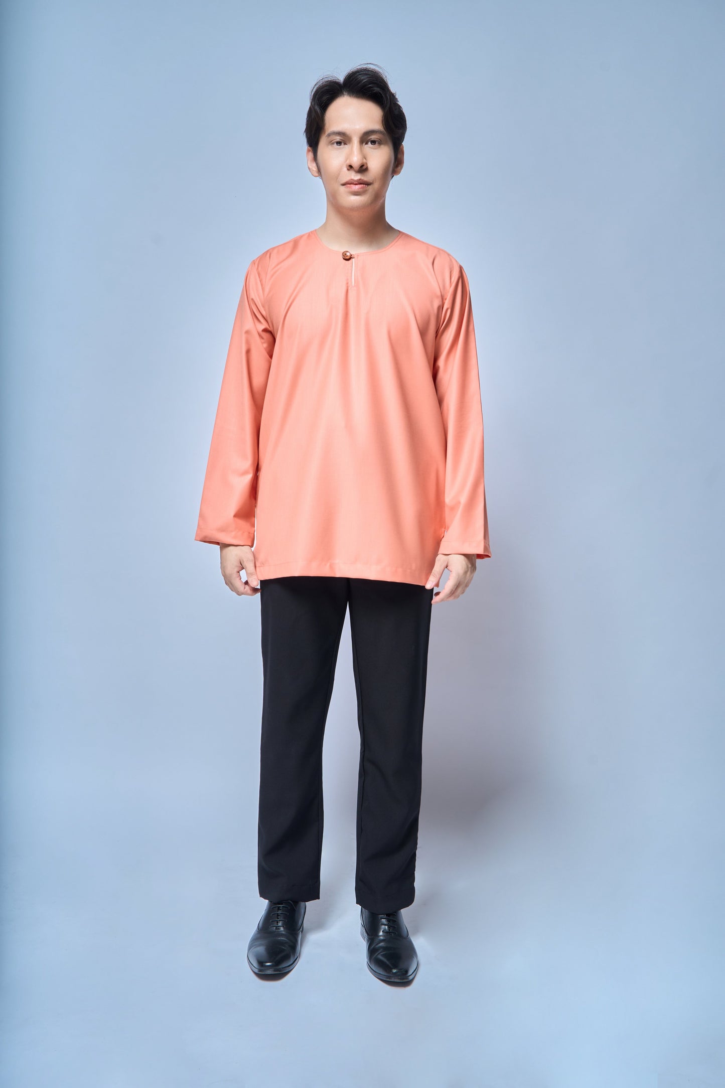 Kurta Tamadun Relaxed Fit - Salmon Skin