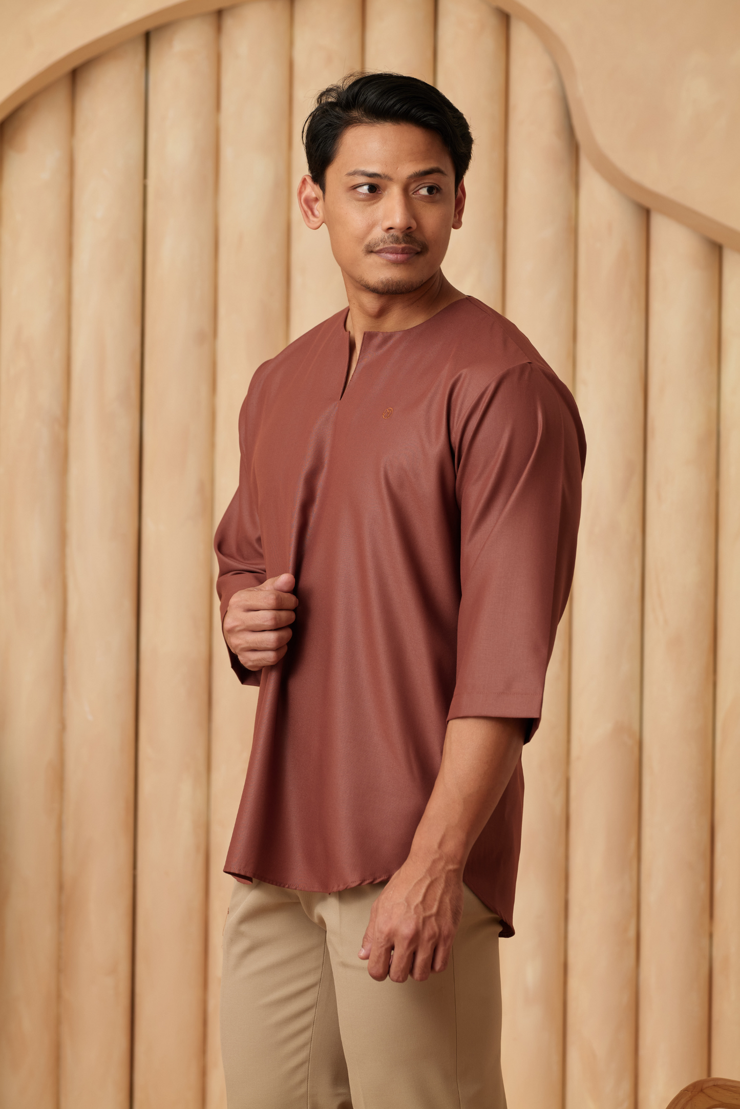 Kurta Belantara Relaxed Fit - Rusty Brown