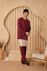 Baju Melayu Teluk Belanga Relaxed Fit - Burgundy