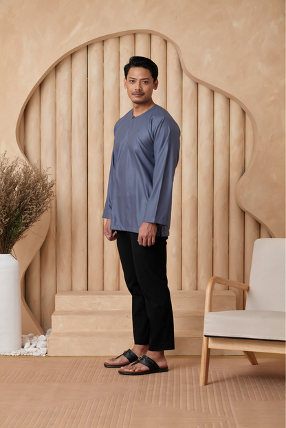 Kurta Tamadun Relaxed Fit - Slate Grey