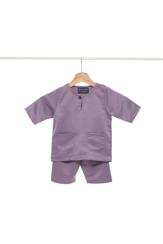 Baju Melayu Teluk Belanga BABIES - Mauve Purple