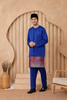 Baju Melayu Teluk Belanga Relaxed Fit - Royal Blue