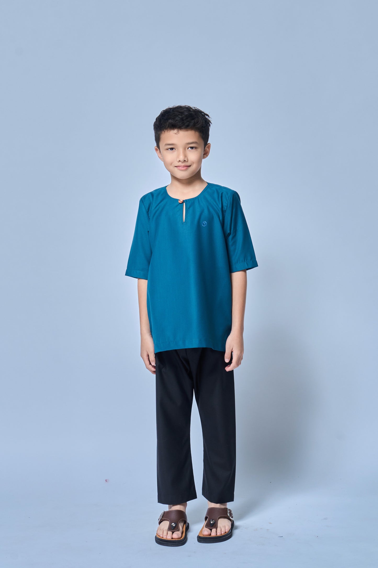 Kurta Nusantara BOYS - Teal Blue