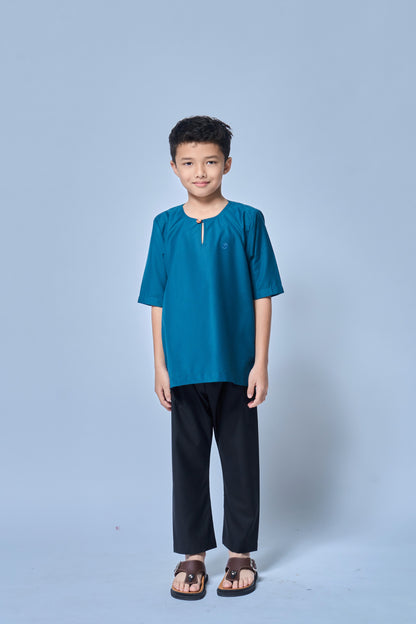 Kurta Nusantara BOYS - Teal Blue