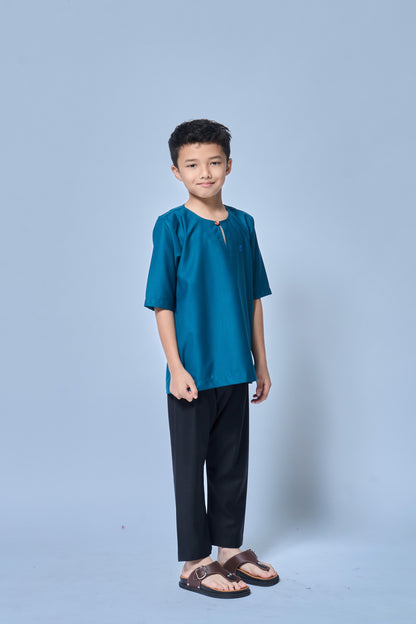 Kurta Nusantara BOYS - Teal Blue