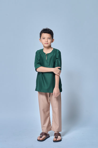 Kurta Nusantara BOYS - Emerald Green
