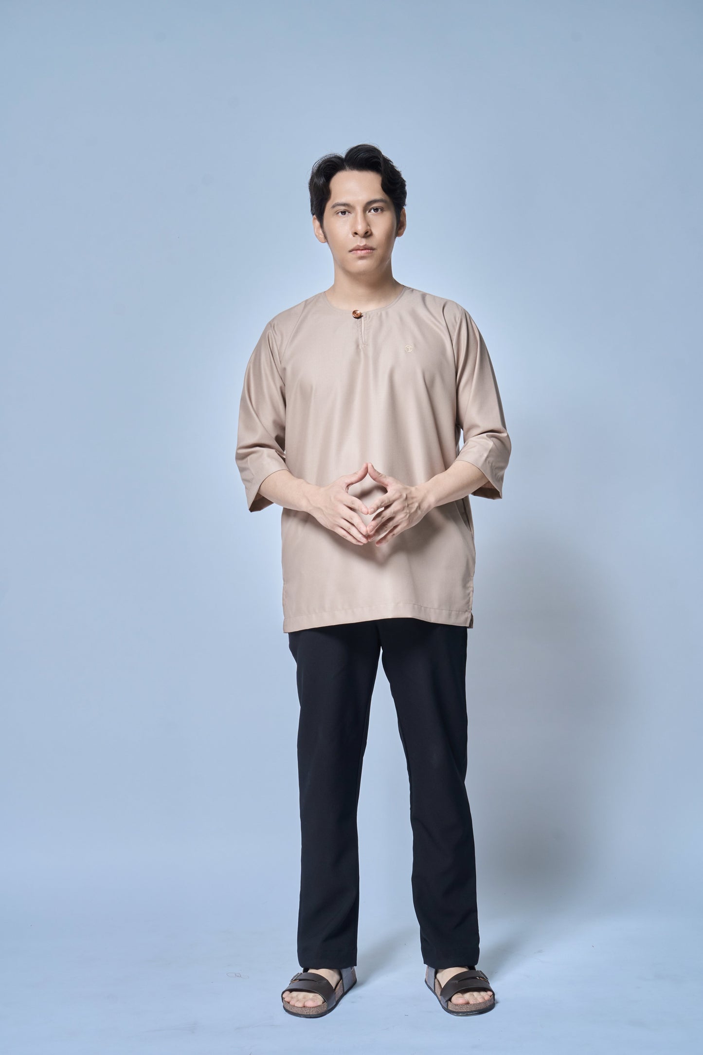 Kurta Nusantara Relaxed Fit - Clay Brown
