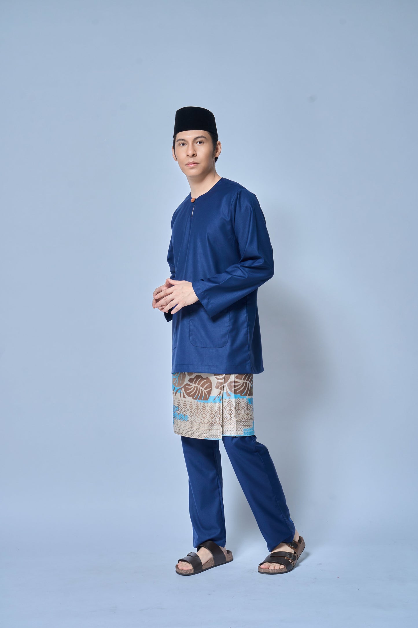 Baju Melayu MENS Teluk Belanga Klasik -Midnight Blue