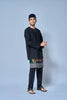 Baju Melayu MENS Teluk Belanga Klasik - Black Coffee