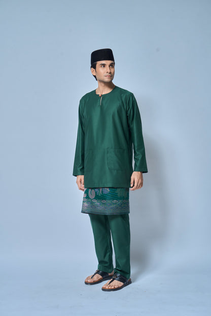 Baju Melayu MENS Teluk Belanga Klasik -Emerald Green