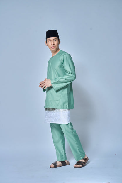 Baju Melayu MENS Teluk Belanga Klasik -Soft Jade