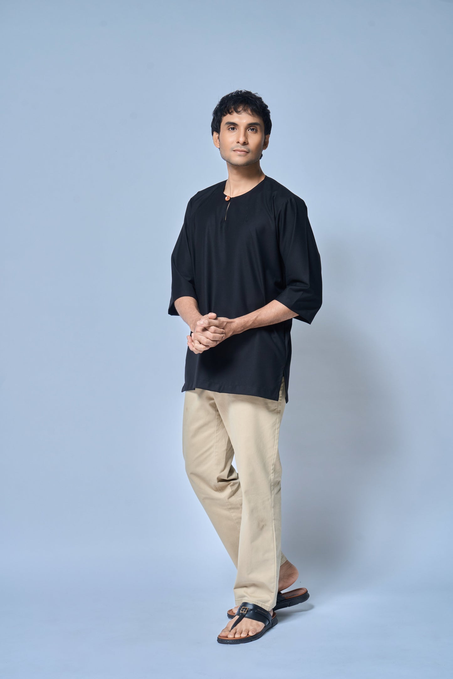 Kurta Nusantara Relaxed Fit - Black Coffee