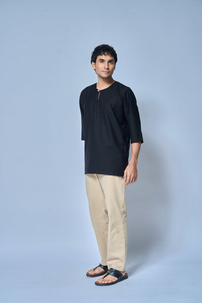 Kurta Nusantara Relaxed Fit - Black Coffee