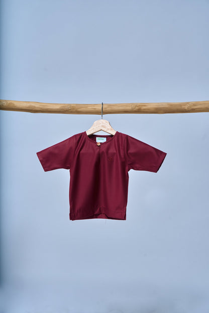 Kurta Nusantara BABIES - Burgundy