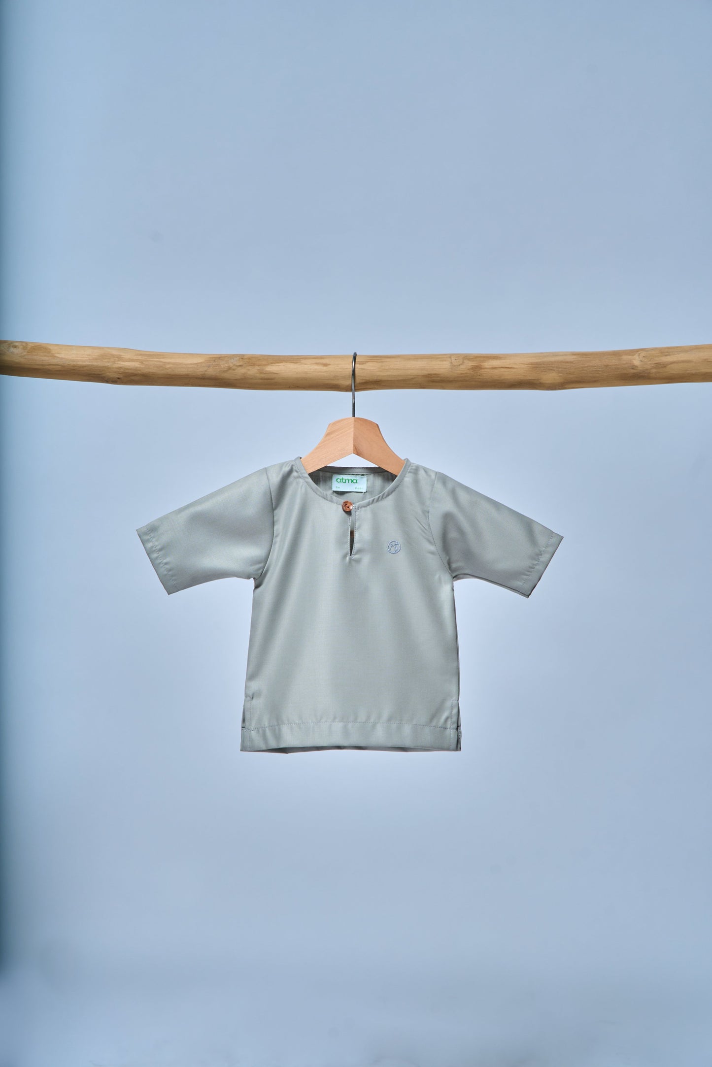 Kurta Nusantara BABIES - Ash Green