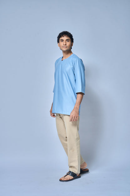 Kurta Nusantara Relaxed Fit - Icy Blue