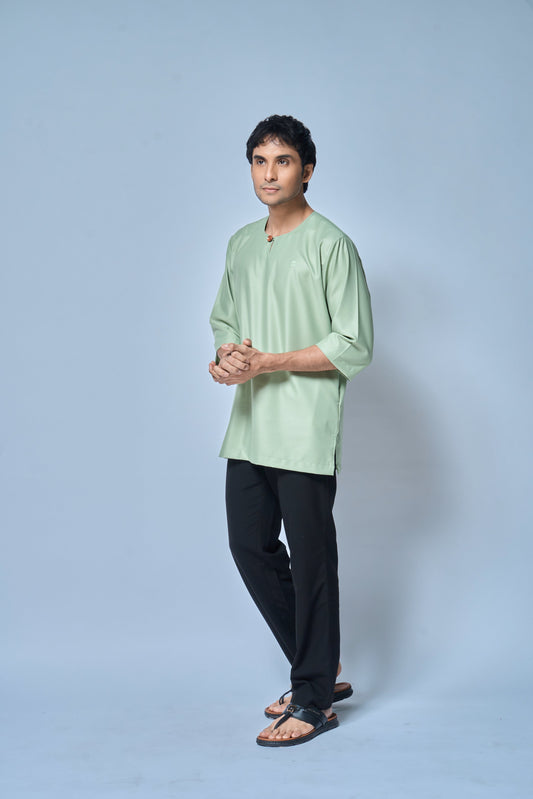 Kurta Nusantara Relaxed Fit - Dusty Mint