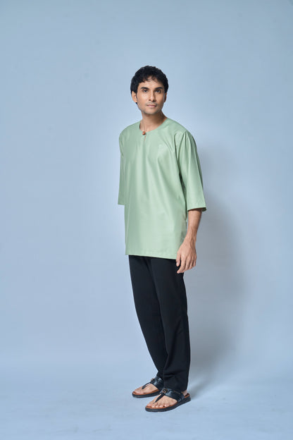Kurta Nusantara Relaxed Fit - Dusty Mint