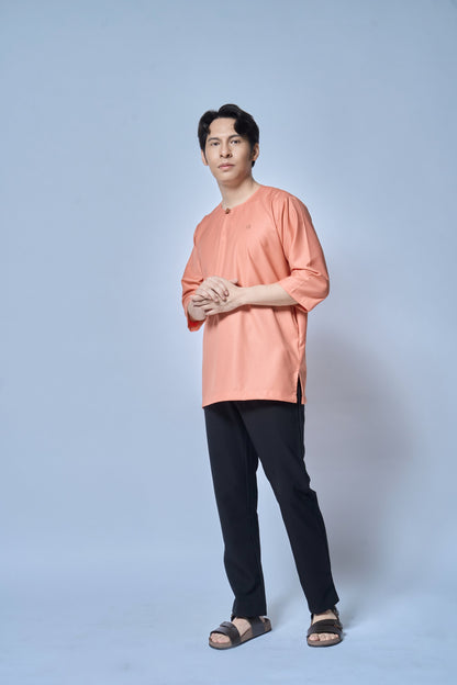 Kurta Nusantara Relaxed Fit - Salmon Skin