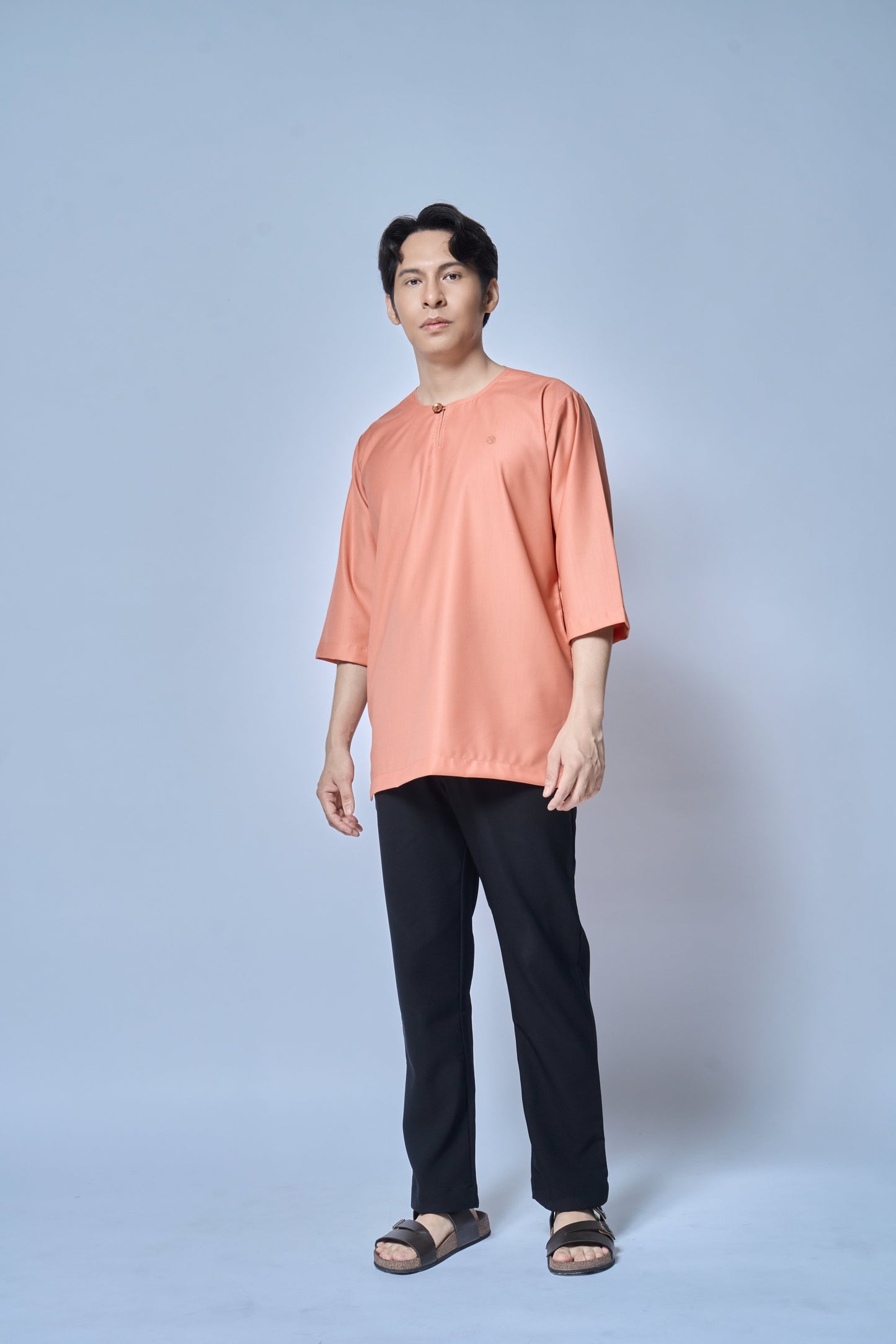 Kurta Nusantara Relaxed Fit - Salmon Skin