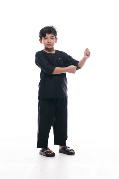 Kurta Nusantara KIDS V2 - Black