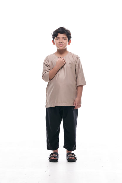 Kurta Nusantara KIDS V2 - Sand Brown