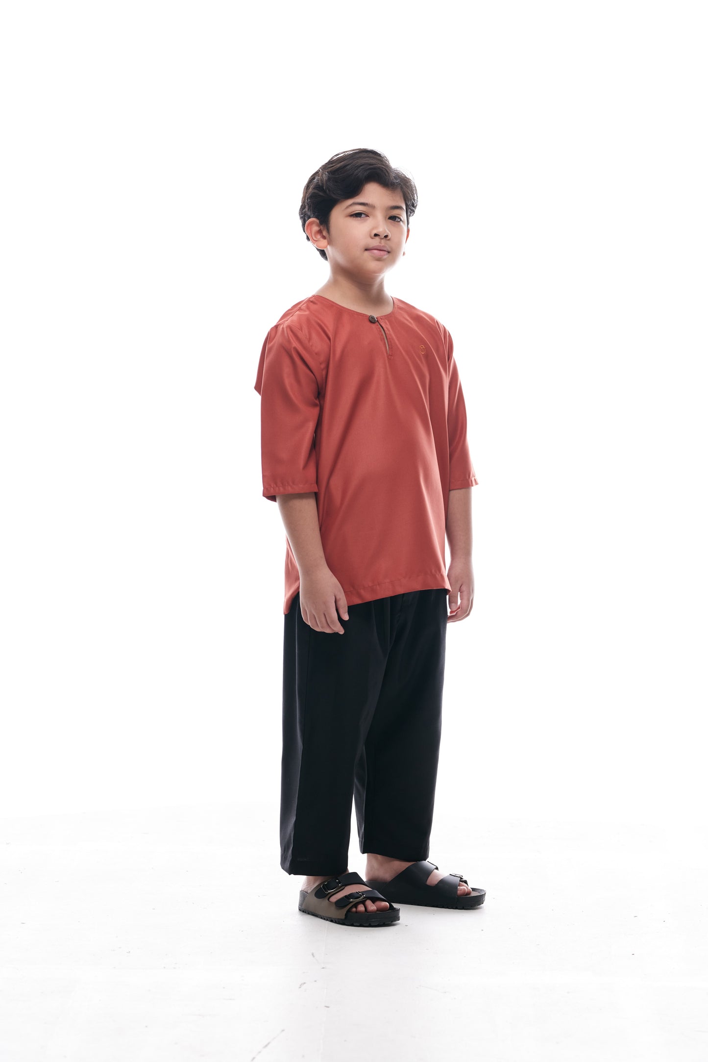 Kurta Nusantara KIDS V2 - Brick Orange