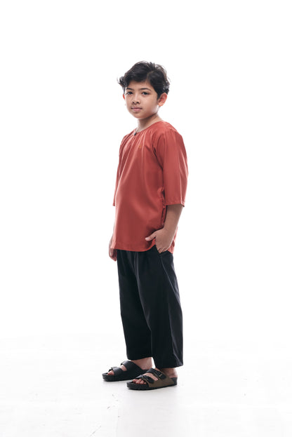 Kurta Nusantara KIDS V2 - Brick Orange