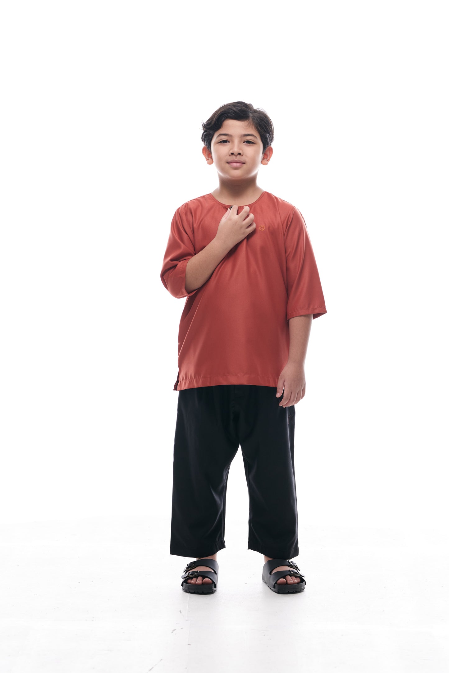 Kurta Nusantara KIDS V2 - Brick Orange