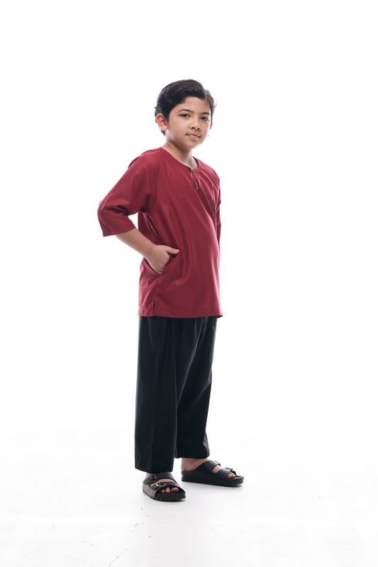 Kurta Nusantara KIDS V2 - Scarlet Red