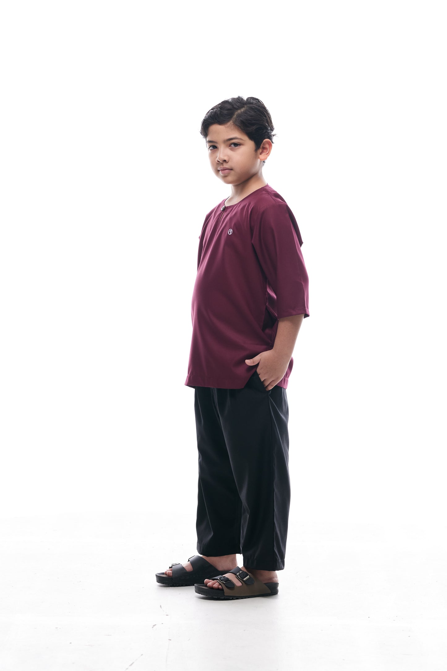 Kurta Nusantara KIDS V2 - Burgundy