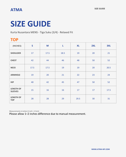 Kurta Nusantara Relaxed Fit - Sweet Corn