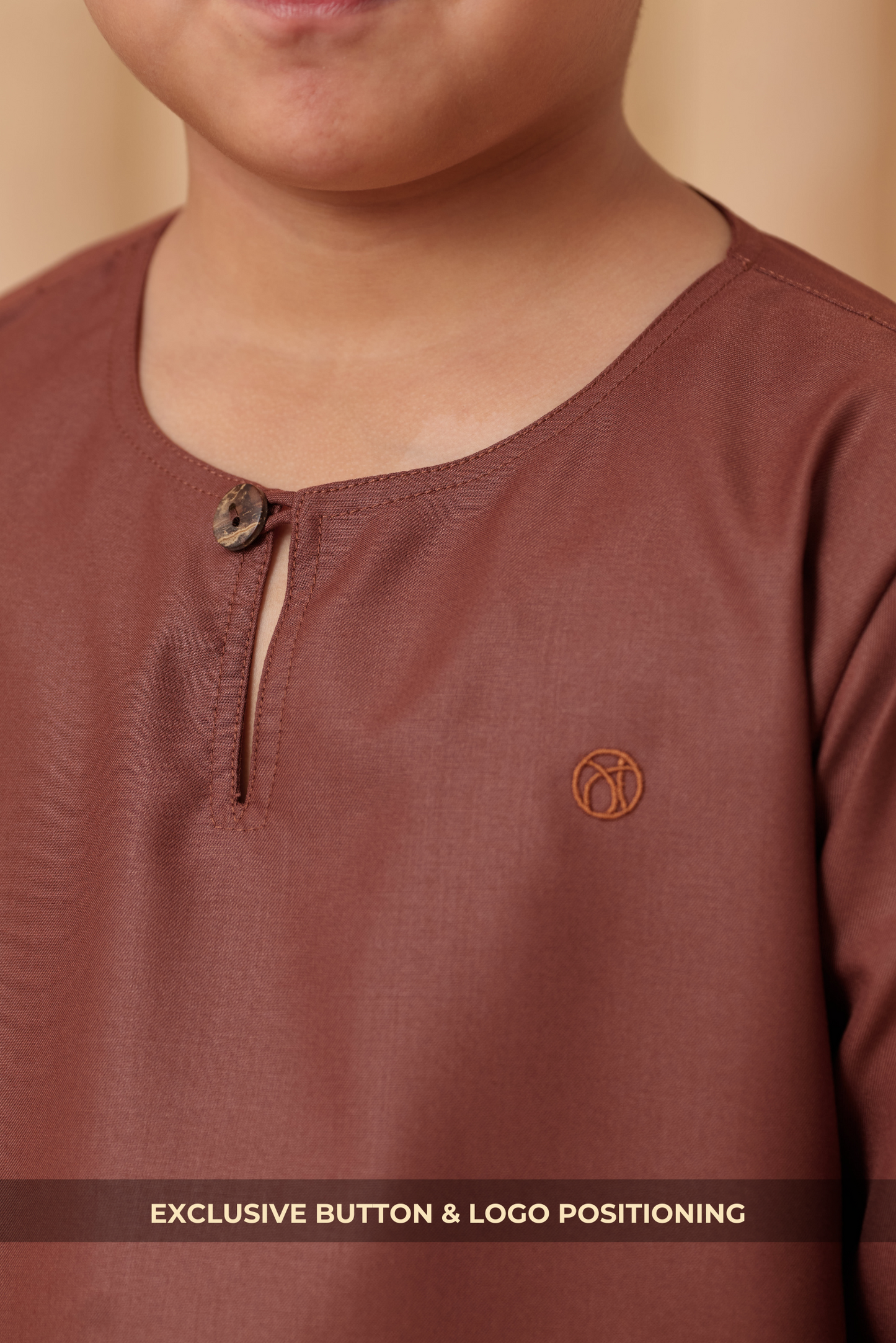 Kurta Nusantara KIDS - Brown Sugar