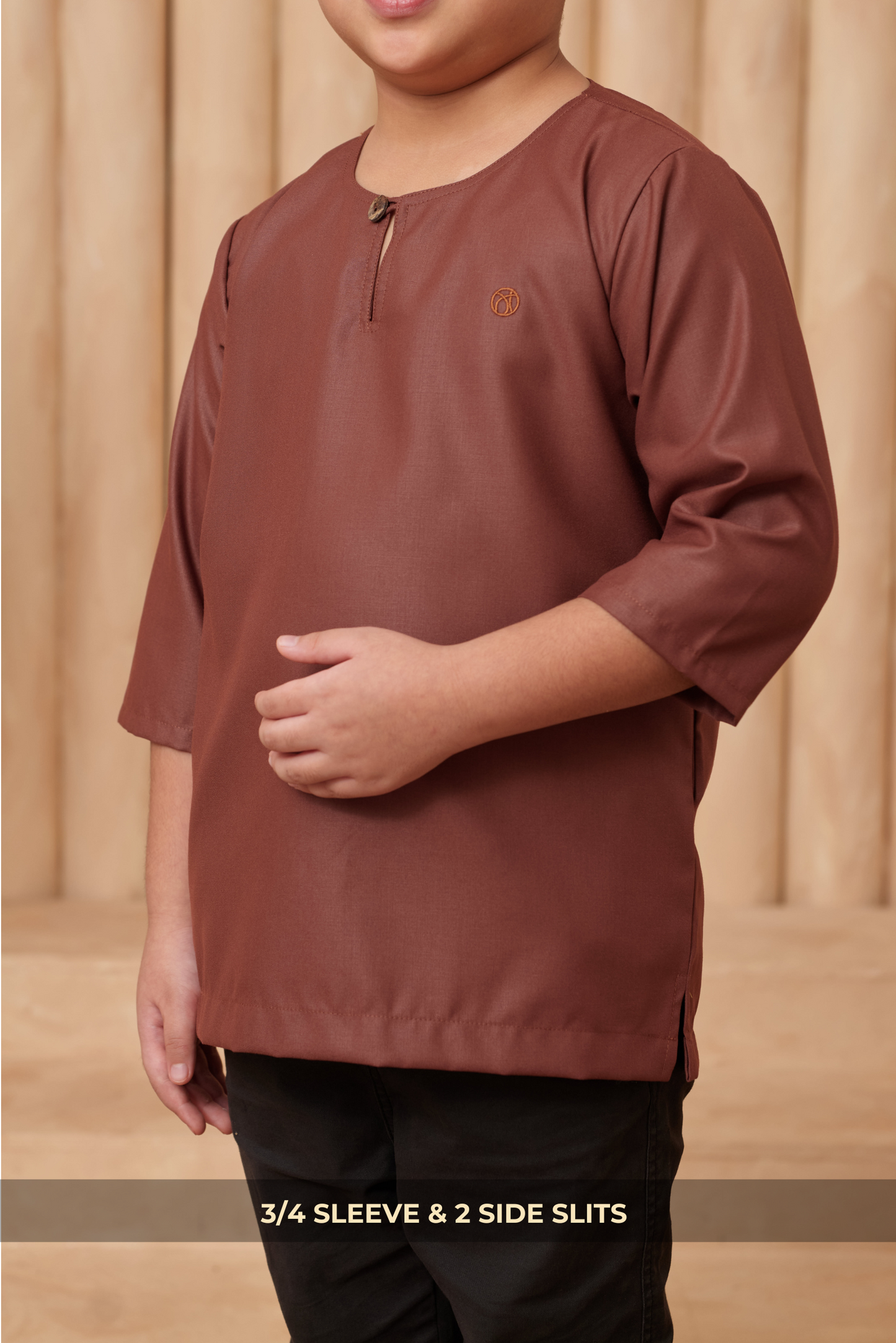 Kurta Nusantara KIDS - Cloud Grey