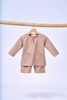 Baju Melayu BABIES Teluk Belanga Klasik - Cappucino