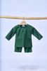 Baju Melayu BABIES Teluk Belanga Klasik -Emerald Green