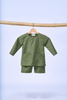 Baju Melayu BABIES Teluk Belanga Klasik - Moss Green