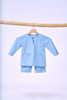 Baju Melayu BABIES Teluk Belanga Klasik - Sky Blue