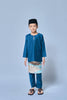 Baju Melayu BOYS Teluk Belanga Klasik-Teal Blue