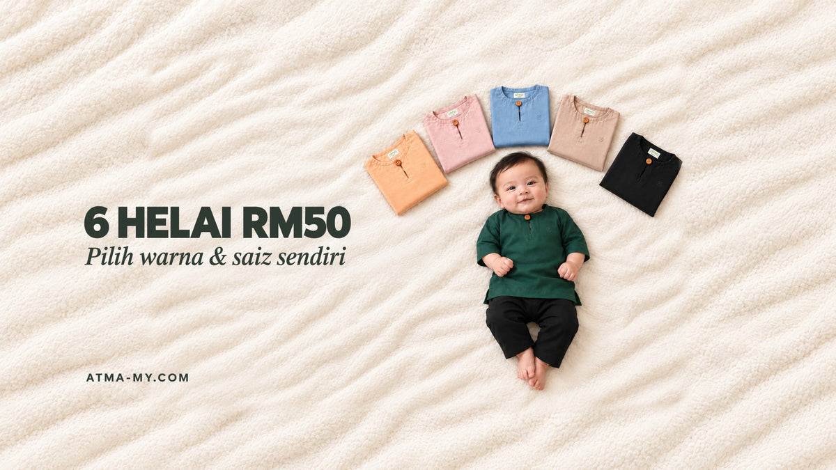 Kurta Babies 6 helai RM50 - pilih warna & saiz sendiri